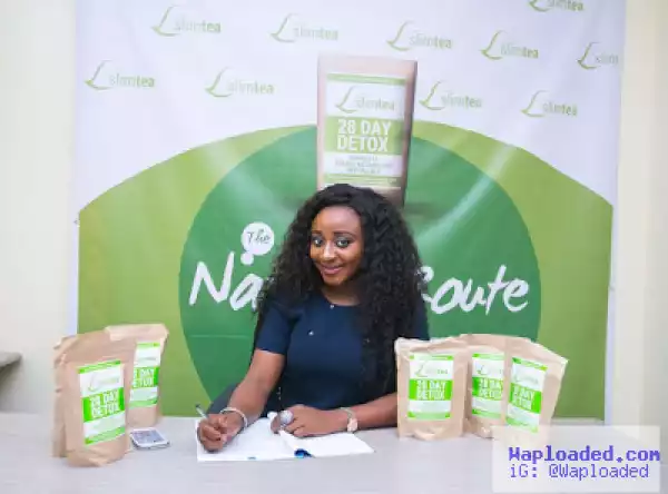 Actress Ini Edo Becomes Brand Ambassador for Slimtea Nigeria!